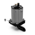 PG pneumatic air cannon installed on cement silo to prevent material buildup
