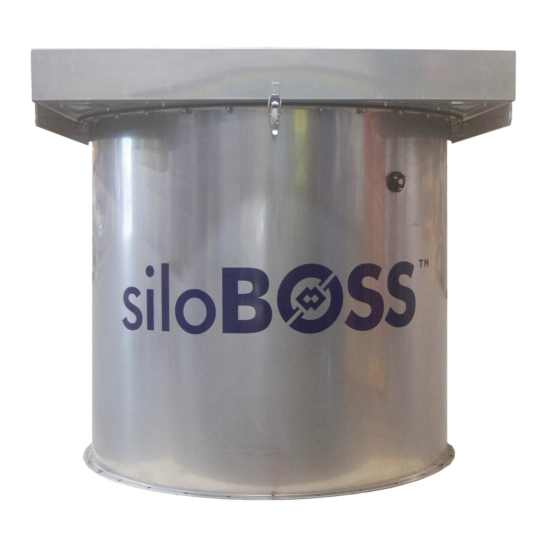 SILOBOSS stainless steel silo vent dust collector installed on cement silo